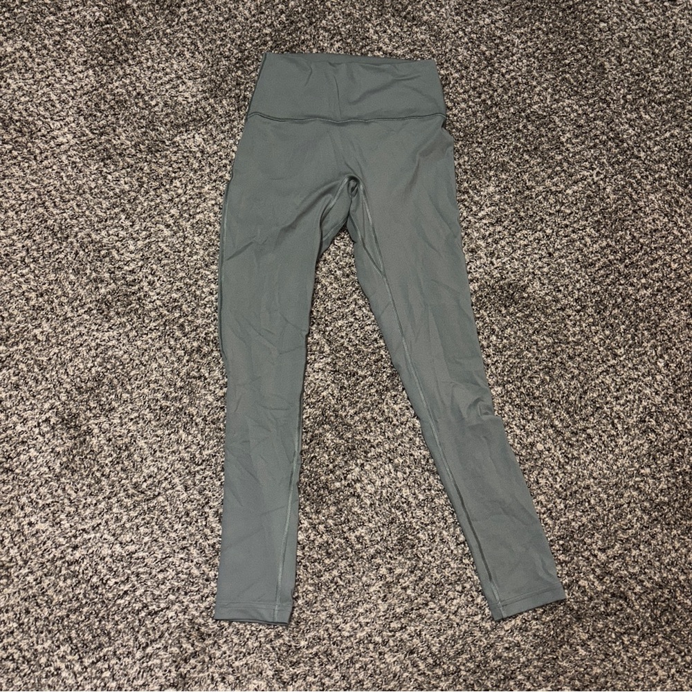 Gymshark Sage Green Legacy Logo Leggings
